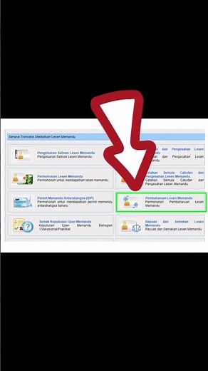 Cara tujuh langkah memperbaharui lesen memandu di MySikap JPJ