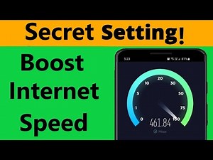 Secret Settings Boost Your Internet Speed Instantly! - Howtosolveit
