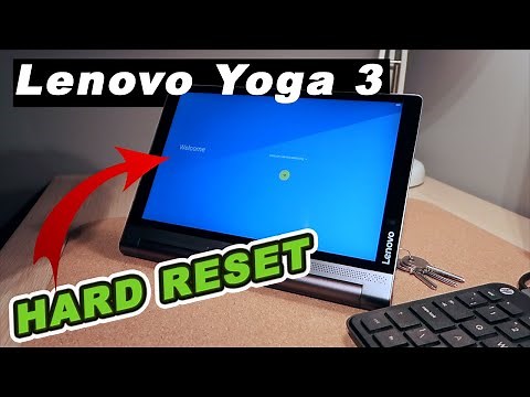 Hard reset Lenovo Yoga Tab 3 | Erase everything | Tutorial 😃