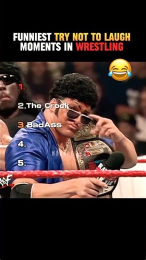 Funniest Try Not To Laugh Moments in Wrestling 😂