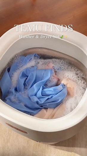 Portable Washing Machine & Dryer for Easy Laundry