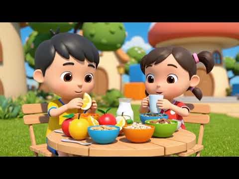 Good Morning Song for Kids 🌈 | Learn English Morning Routine | Preschool