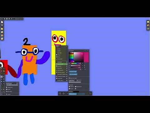 Algodoo - How to make numberblocks step by step - 1 to 10