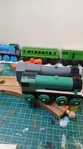 custom murdoch wooden railway bogie test