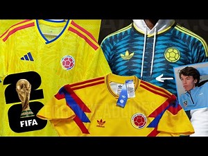 NEW COLOMBIA SHIRTS FOR THE 2026 WORLD CUP MADE BY ADIDAS!
