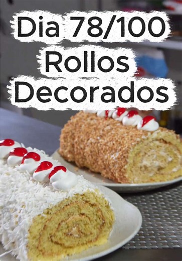Receta rollos decorados: masa y crema de mantequilla (día 78/100)