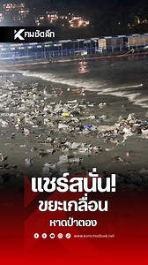 ขยะถล่มหาดป่าตอง! มรสุมซัดขยะพลาสติกเกลื่อนบริเวณท่าเทียบเรือ ภาพสะท้อนปัญหาการจัดการขยะที่ต้องได้รับการแก้ไขอย่างเร่งด่วน #ขยะ #ขยะมรสุม #สิ่งแวดล้อม #ภูเก็ต #หาดป่าตอง #คมชัดลึก #คมชัดลึกออนไลน์ | คมชัดลึก