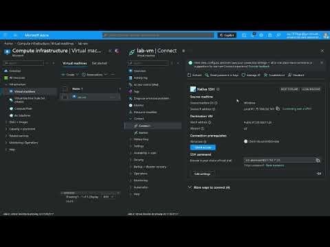 How to set up a virtual machine in Azure