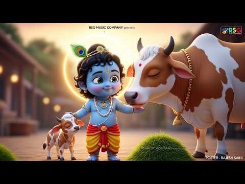 छोटी छोटी गैया छोटे छोटे ग्वाल। Choti Choti Gaiya Chote Chote Gwal। #kanha #krishna #krishnabhajan