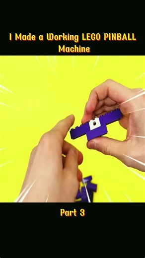 I Made a Working LEGO PINBALL Machine #lego #pinball