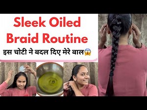 Winter Shine Secret: Sleek Oiled Braid Routine!
