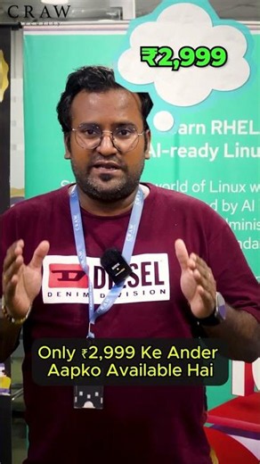 RHCSA, RHCE & OpenShift Training Offer | Only ₹2,999 I CRAW cyber Security