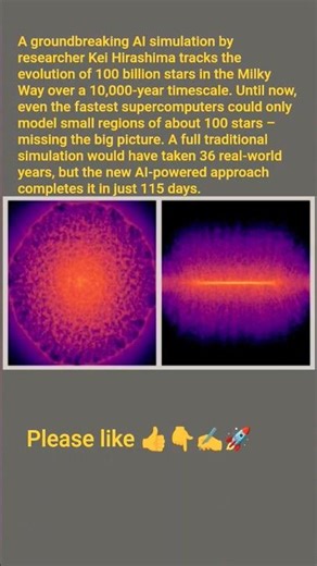 AI Simulates 100 Billion Milky Way Stars in Record Time