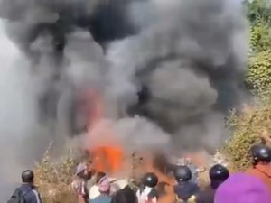 99K views · 3K reactions | Nepal Plane Crash : Nepal plane crash reportedly shot by U.P. passenger during Facebook Live | ABP Live | Facebook