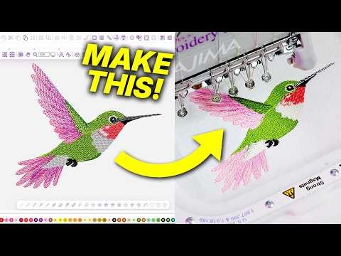 How to Digitize this STUNNING Embroidery Design | Step-by-Step for Beginners!