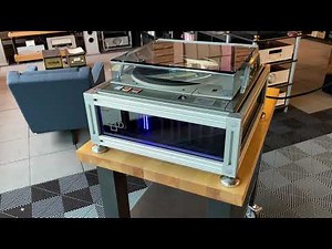 Custom EMT Broadcast Turntable by SkyFi Audio. Built like a Russian missile silo!