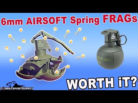 AIRSOFT Spring FRAG Grenade by 6mm ProShop. WORTH It?