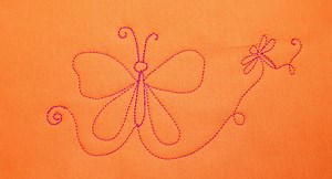 How to Free-motion Quilt Butterflies