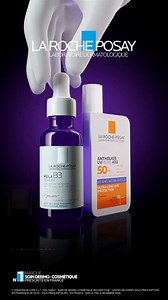 Découvrez le nouveau protocole anti-taches La Roche-Posay concentré en Melasyl™ pour une efficacité anti-récidive* : Mela B3 Sérum Intensif - Corrige 85% des taches persistantes.** Anthelios UVMUNE 400 Fluide Anti-taches - Prévient l'hyperpigmentation causée par les UV. *Étude clinique menée sur 73 femmes, 2 semaines anti-récidive après 8 semaines d’application du produit. **Étude clinique réalisée sur 41 sujets présentant une tache persistante, diminution du contraste et/ou de la taille de la t