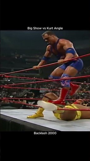 Big Show vs Kurt Angle Backlash 2000 #wwewrestler #wwe