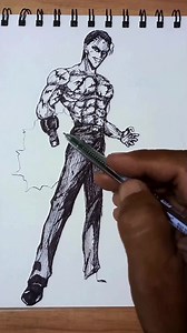 10K views · 143 reactions | Stickman to Anime Sensui Yuyu Hakusho Drawing  #anime #art #drawing #yuyuhakusho | Penkuris Art | Facebook