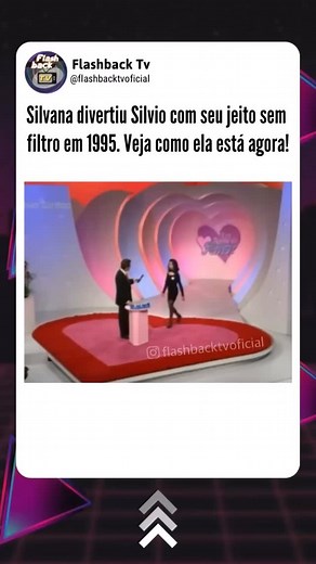 487K views · 11K reactions | @silvana.maria49 participou do programa “Em Nome do Amor” com Silvio Santos em 1995 e divertiu todo mundo com seu jeito espontâneo.  Veja como ela está atualmente! . Curta| Siga| Compartilhe@flashbacktvoficial . ☆ #antesedepois #emnomedoamor #sbt #anos90 #silviosantos | Flashbacktv | Facebook