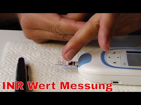 INR value measurement - CoaguChek INRange System