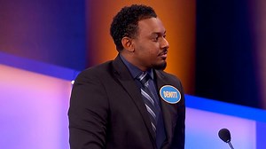 #SteveHarvey wasn't expecting this! The question was "We asked 💯 women. I'd never want to be a man because most of them are WHAT?" Dewitt demonstrates his answer and gives Steve a big surprise! 🤣🤣🤣 #FamilyFeud | Family Feud