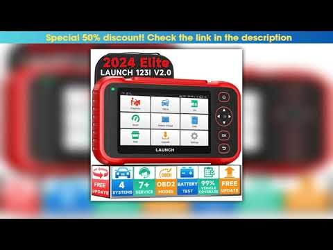 Launch Crp123i V2 — First Look (2025): Launch Crp123i V2.0 OBD2 Scanner 4 Systems Car