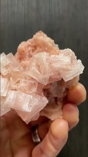 Naturally Pink Halite Crystals from California - DallasStoneworks.com