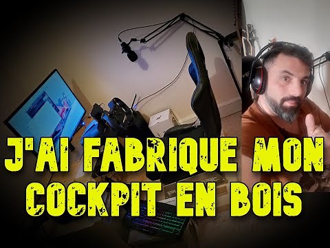 Simracing/ I made my wooden cockpit!