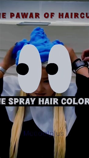 The Spray Hair Color. #viral #hairstyle 😎