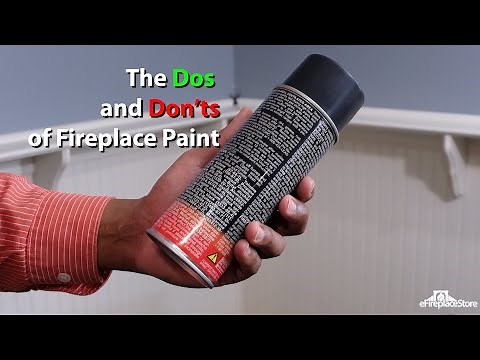 The Dos and Don'ts of Fireplace Paint - eFireplaceStore