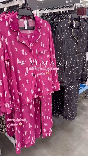 By An Everyday Mom ♡ on Instagram: "These new pajama sets are so incredibly soft! More cute patterns online, and so affordable! 🧸 Comment “PAJAMAS” below for a direct l i n k 🤍🫶🏼 #walmart #walmartfinds #walmartfashion #pajamas #womens #comfystyle #comfy #holidays #postpartum"