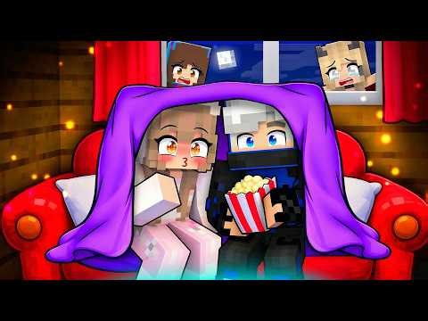 SECRET SLEEPOVER with My Girlfriend in Minecraft!