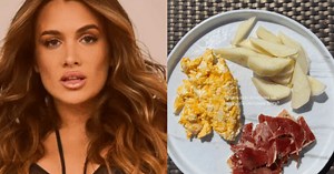 Cami Homs compartió su innovador desayuno a base de fiambres, fruta y huevos