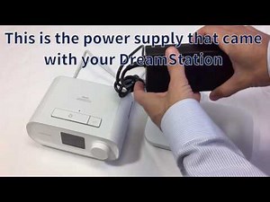 How To Connect A New Battery with the DreamStation Machine?