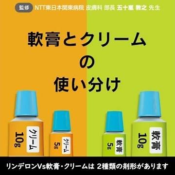 ステロイド外用剤 軟膏とクリームの使い分け（2022）