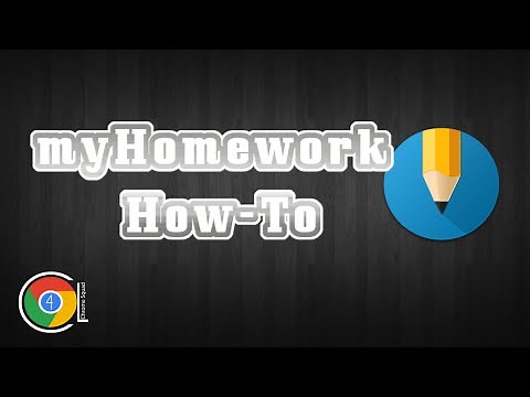 myHomework Basics How-To