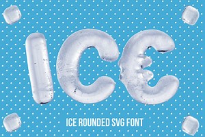 Ice Font - HandMadeFont ...