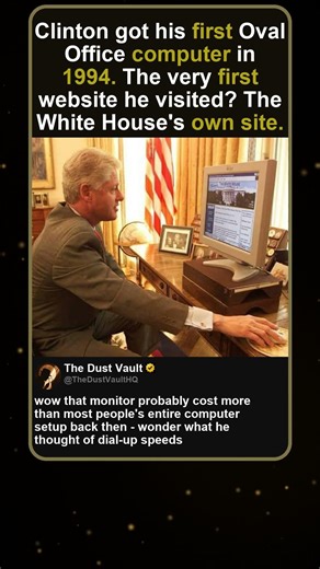 Clinton First Used White House Computer in 1994