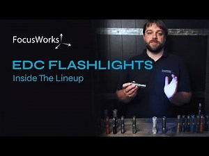 EDC Flashlight Lineup from Focusworks EDC