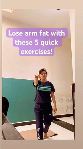 Lose arm fat with these 5 quick exercises!