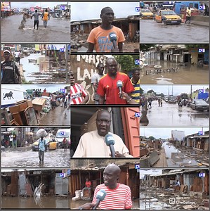 Reportage/Inondations à Dakar (Bountou Pikine) : les travailleurs de Parc Lambaye pataugent : « On ne peut plus sortir, on ne peut plus rentrer, on a perdu beaucoup de bien »
