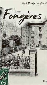 Fougères vers 1900