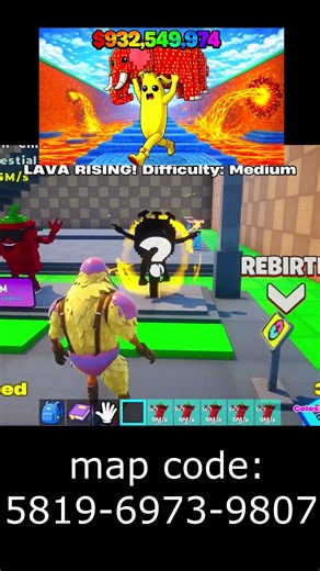 10 SUPER BLOCKS in SURVIVE LAVA FOR BRAINROT HACKER in FORTNITE