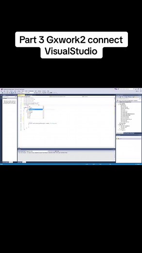 Part 3 Gxwork2 Connect VisualStudio Tutorial