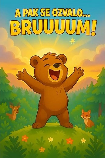 Každý medvídek umí bručet… až na jednoho 🐻 🌈🎒 | Pohádka z Duhy plné pohádek #shorts #děti