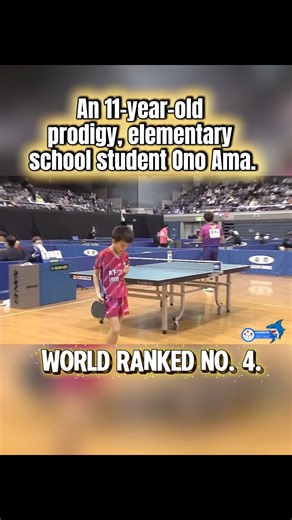 At just 11 years old, elementary school prodigy Ono Ama, currently ranked world No. 4, delivered a spirited and impressive performance against Harimoto, showcasing remarkable talent beyond her years. #bóngbàn #highlight #Championship #Shandong #卓球 | Chonburi Table Tennis by ปิงปอง Sornanan ชลบุรี