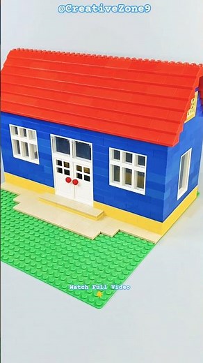 How To Build a LEGO House MOC 🏠| Satisfying Diy | LEGO Creations #shortvideo #shorts #lego #legomoc